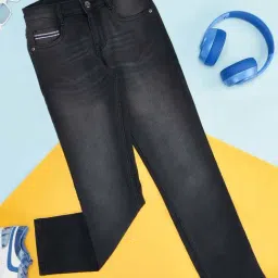 Pantaloons Junior Kids Black Regular Fit Jeans-picture-17