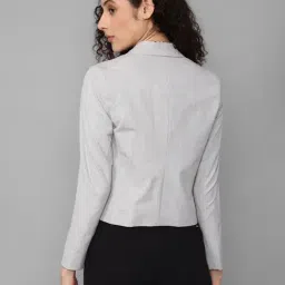 Allen Solly Grey Regular Fit Blazer image 2