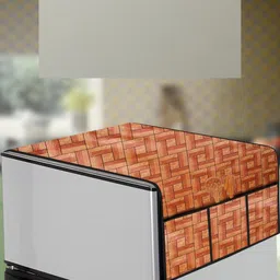 The Furnishing Tree Brown Plastic Refrigerator Cover-picture-21