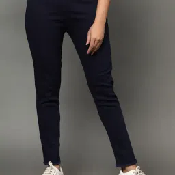 Angelfab Dark Blue Cotton Regular Fit Jeggings-picture-10