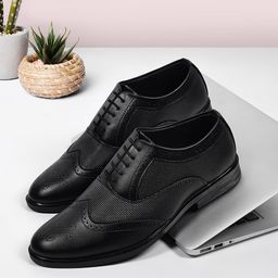 NEW LIMITS Men Textured Formal Brogues-picture-22
