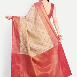 jayant creation Woven Design Zari Banarasi Saree image 2