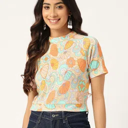 Madame Floral Print Cut-Out Back Top-picture-18