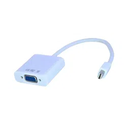 SETMI INDIA Mini DisplayPort to VGA Adapter Male to Female, White-image-19