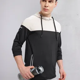 HRX by Hrithik Roshan Colourblocked Hooded Rapid-Dry Running T-shirt-picture-37