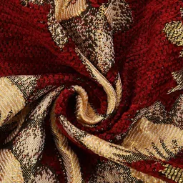 Furnishing Hut Maroon Floral 6-Seater Table Cover image 3