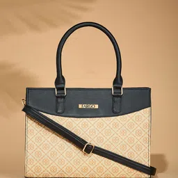 FARGO Women Checked Structured Shoulder Bag image 4