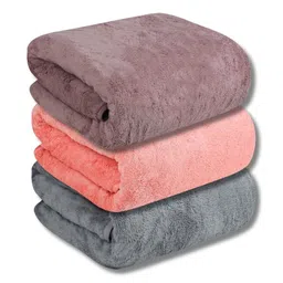 Fezora Grey & Purple 3 450 GSM Bath Towel image 1