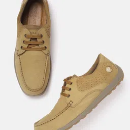 Woodland Men Perforated Detail Everyday Nubuck Derbys-picture-32