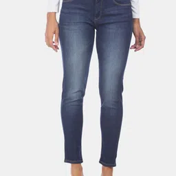 Flying Machine Women Blue Veronica Skinny Fit High Waist Jeans-picture-13