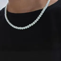 19TH JULY JEWELS Unisex Pearl Necklace image 1