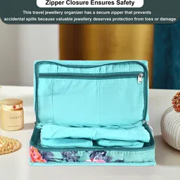 Aura Green Set of 1 Regular Jewellery Organiser Organisers image 5