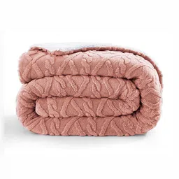 bsb home Orange Heavy Winter 500 GSM Double Bed Blanket-image-26