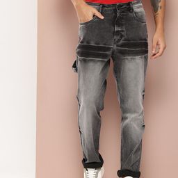 Harvard Men Light Fade Stretchable Tapered Jeans-picture-25