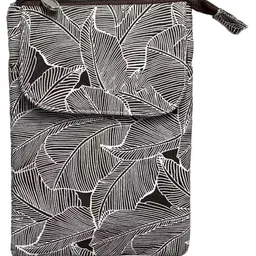 MOMISY Content generated Canvas Mobile Bag Cellphone Sling Card Holder Wallet Handbag, Crossbody Multi-function Shoulder Bag - Black-picture-18