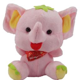Tickles Cute Baby Elephant Stuffed Soft Plush Toy for Kids Boys & Girls Birthday Gifts (Size: Length 17 cm; Color: Pink)-picture-9