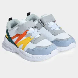 Mi Arcus Velcro Closure Colour Blocked Shoes - Multi Colour image 4