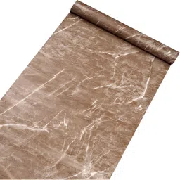 INDIAN ROYALS Brown With White Printed Self-Adhesive & Durable Wall Sticker-image-52