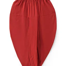 Babyhug Full Sleeves Brocade Kurta & Dhoti Set Floral Print - Cream Orange image 5