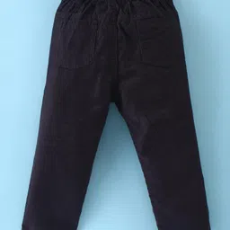 Mark & Mia Full Sleeves Floral Printed Shirt & Trouser Set with Bow & Suspender - Pink & Black image 5