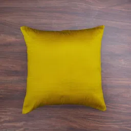 RoyalDeco Mustard Set of 2 Square Cushion Covers image 2