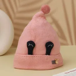 Yellow Bee Girls Woollen Beanie-picture-12