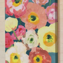 ASIAN MONK Multicoloured Wood Floral and Botanical Wall Art image 5