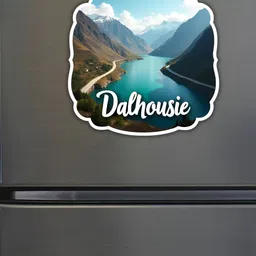 GIFTODAY White & Blue Printed Fridge Magnets image 2