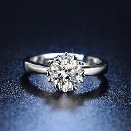 Jewels Galaxy Silver-Plated Crystal Studded Adjustable Ring-picture-39