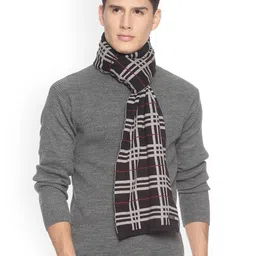 513 Men Checked Acrylic Mufflers image 1