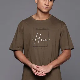 HRX by Hrithik Roshan Round Neck Printed Yoga T-shirt-picture-18