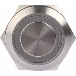 RS PRO Illuminated Push Button Switch Momentary 22.2 mm SPDT Blue LED 250 V AC, 1759325 image 3