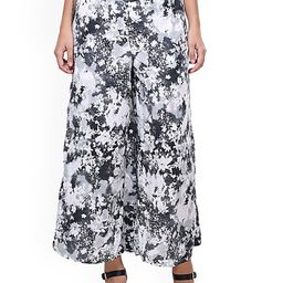 Deewa Women Floral Printed Relaxed Easy Wash Trousers-picture-13