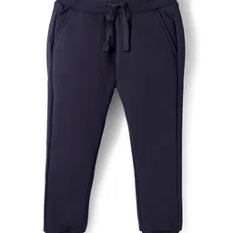 UCB Knit Full Length Solid Track Pant - Navy Blue-picture-13