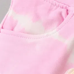 Little Kangaroos Mid Thigh Shorts Placement Print - Pink image 4