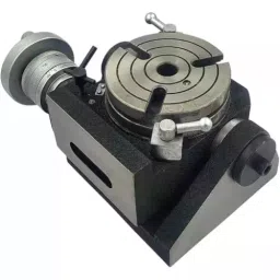 Buyohlic International Rotary Milling Table 3 Slot Tilting Horizontal Vertical 4 inch (110 mm) Table Diameter and MT2 Centre Bore, 20-RT-501 image 2