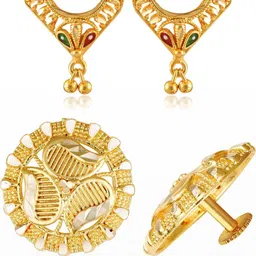 VIVASTRI Women Gold-Plated Alloy Earrings-picture-40
