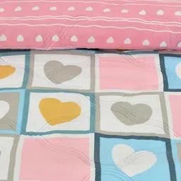 Anadhika Pink Floral Microfiber AC Room Single Bed Comforter image 5