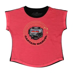 Marvel by Wear Your Mind Girls Pink Printed Top-image-81