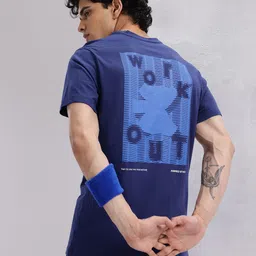 HRX by Hrithik Roshan Graphic Print Training Longline T-shirt-picture-19