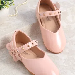 Cute Walk by Babyhug Ballerina with Velcro Closure & Bow Applique - Pink-picture-31