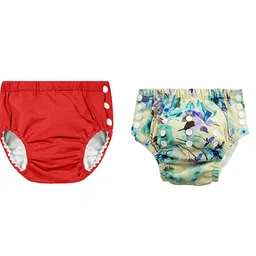 Chinmay Kids Reusable Swim Diaper Pants Pack of 2 Soft Adjustable and Leak-Proof Unisex Swimming Pool Wear for Infant Boys and Girls-picture-26