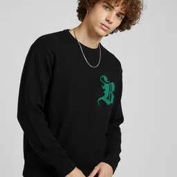 glitchez Typography Self Design Relaxed Fit Pullover-picture-33