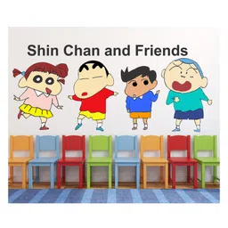 Wallstick Shin Chan And Friends Wallstickers image 3