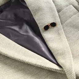 Rikidoos Full Sleeves Textured Blazer - Olive Green image 3