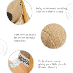 Mi Arcus Dapper Knitted Dog Soft Toy Brown - Height 45 cm image 5