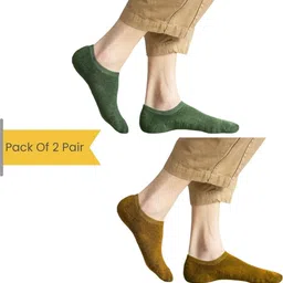 NESKA MODA Unisex Set Of 2 Shoe Liners Cotton Socks-picture-38