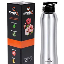 Speedex Silver-Toned Single Stainless Steel Single Wall Vacuum Water Bottle-image-53