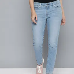 Levis Women 711 Skinny Fit Light Fade Stretchable Jeans-image-46