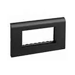 Legrand Myrius Black Plates With Frame White Plate-4 Module 6732 28 (Pack of 2) image 2